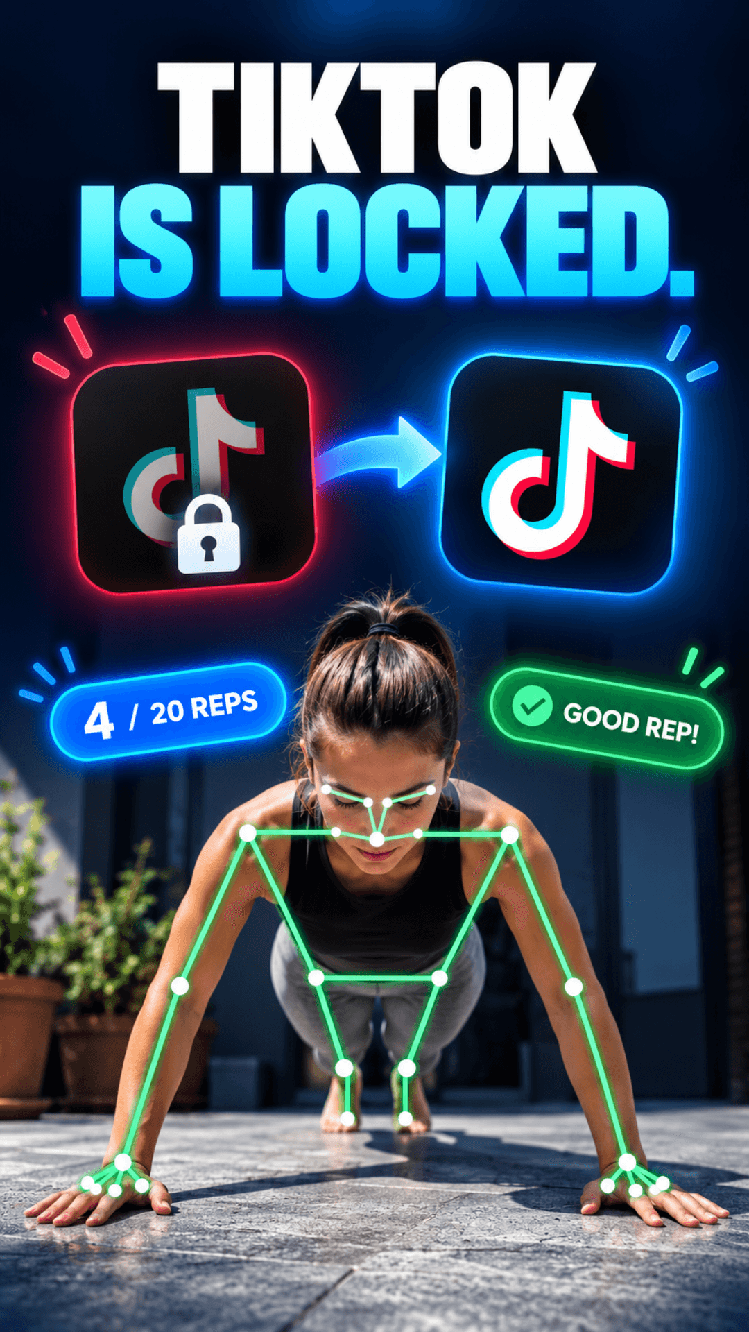 SweatPass App - TikTok Is Locked